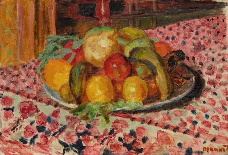 Assiette de fruits av Pierre Bonnard