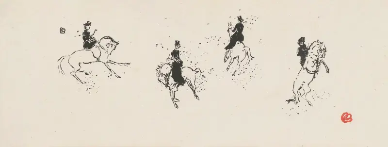Au cirque… La haute école av Pierre Bonnard