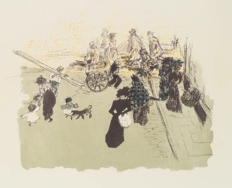 Roh ulice, 1899 – Nr. 2, Pierre Bonnard