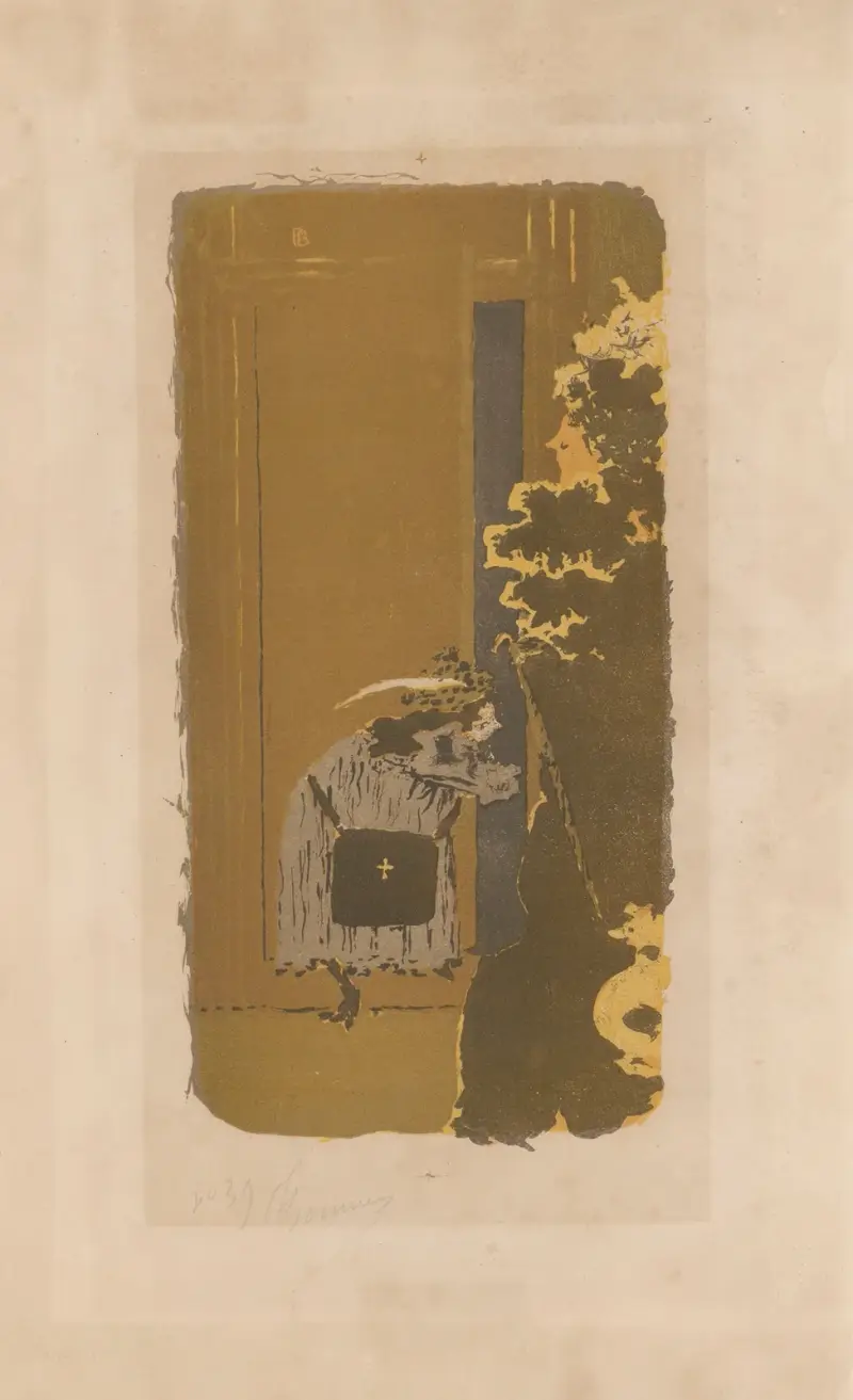 In der Straße von Pierre Bonnard