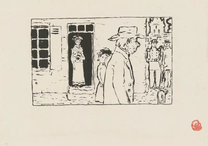 Dimanche matin av Pierre Bonnard