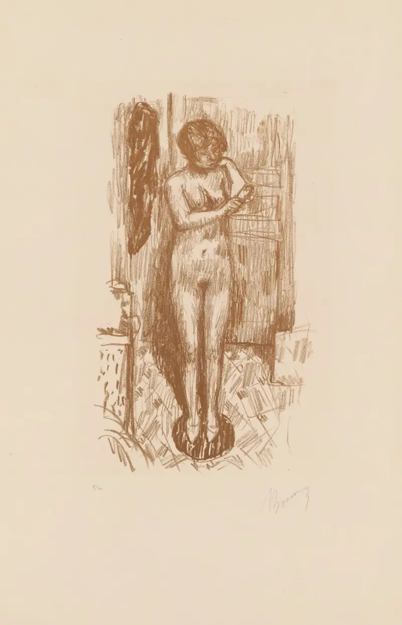 Studium aktu, Pierre Bonnard
