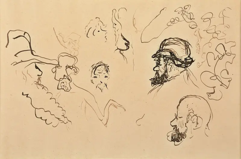 Studium głów (Pissarro – Toulouse-Lautrec), Pierre Bonnard