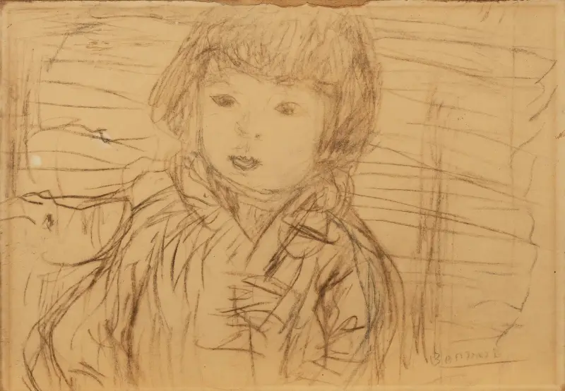 Isabelle Lecomte du Nouy enfant av Pierre Bonnard
