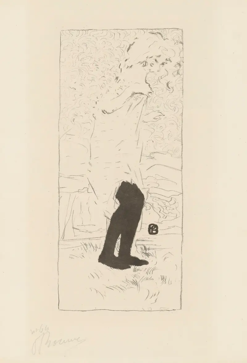 Ung kvinna i svarta strumpor, 1893 – nr 2 av Pierre Bonnard