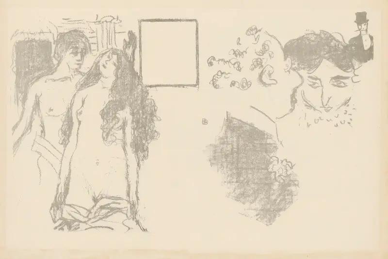 Der letzte Kreuzzug – Programm für das Théâtre de l’Œuvre von Pierre Bonnard