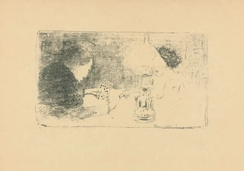 La partie de cartes av Pierre Bonnard