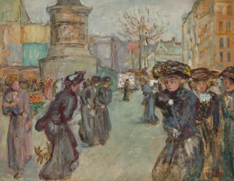 Place Clichy, 1900, Pierre Bonnard