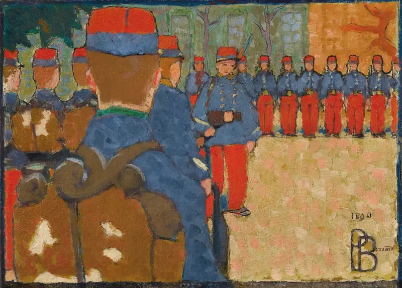 La Revue ou L’Exercice av Pierre Bonnard