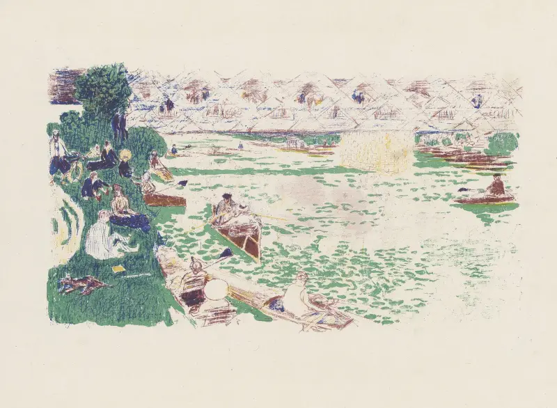 Le canotage av Pierre Bonnard