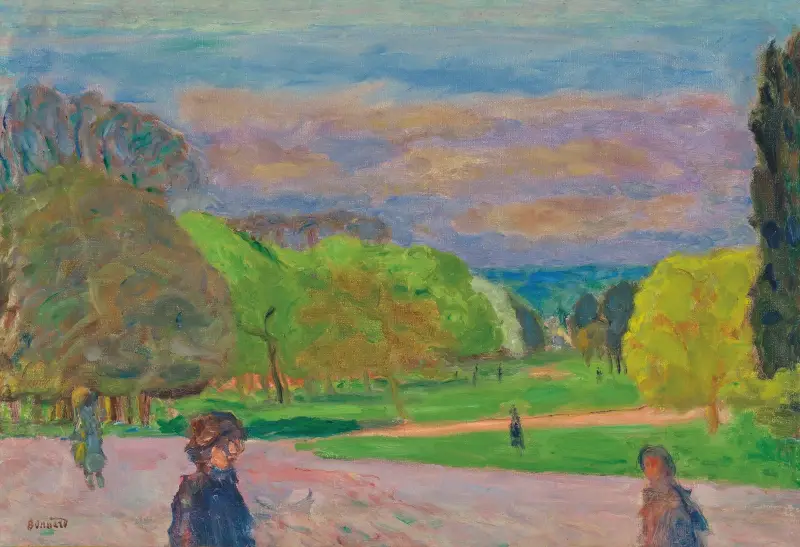 Le jardin public av Pierre Bonnard