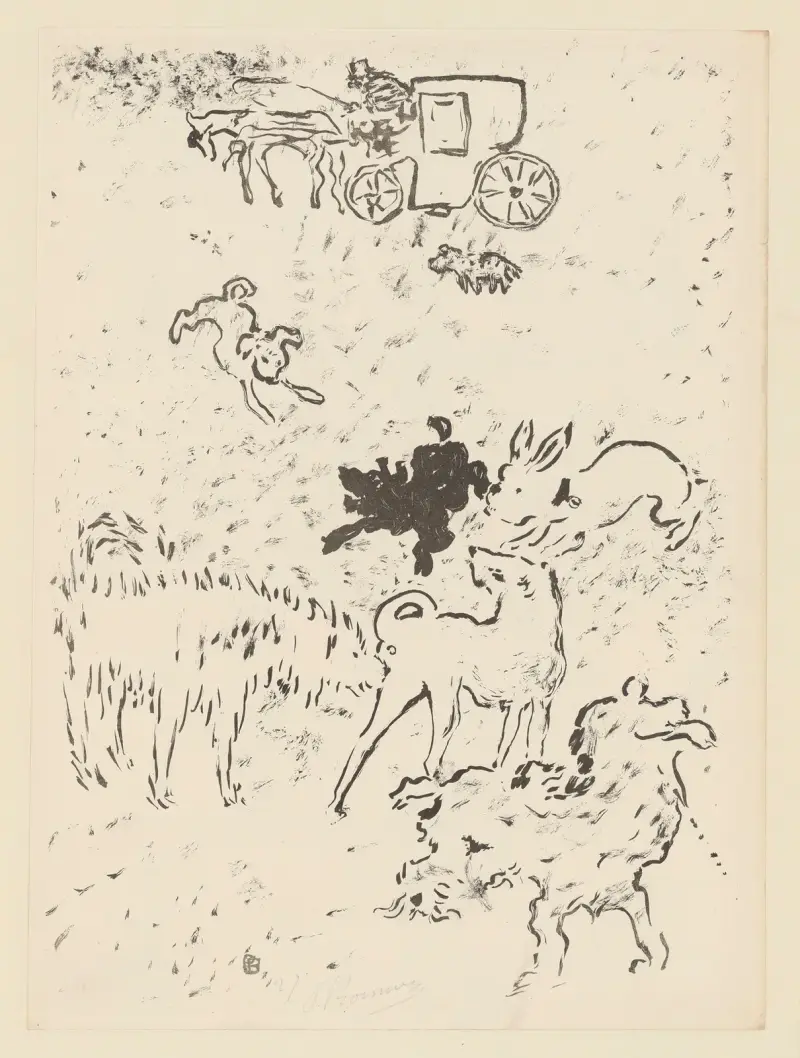 Les chiens, 1893 – nr 2 av Pierre Bonnard