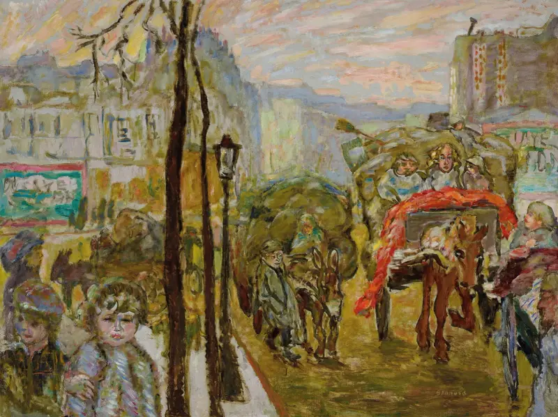 Lumpsamlarna eller Återkomsten från Halles av Pierre Bonnard