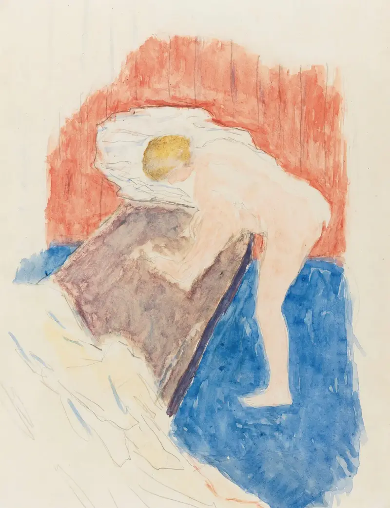 Nu À La Baignoire av Pierre Bonnard