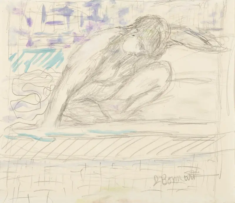 Akt siedzący, Pierre Bonnard
