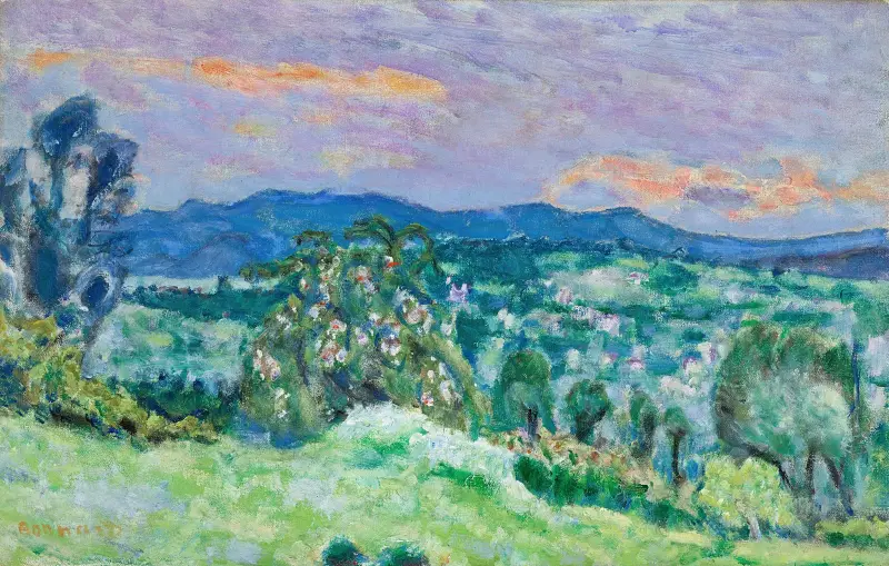 Paysage de Saint-Tropez av Pierre Bonnard