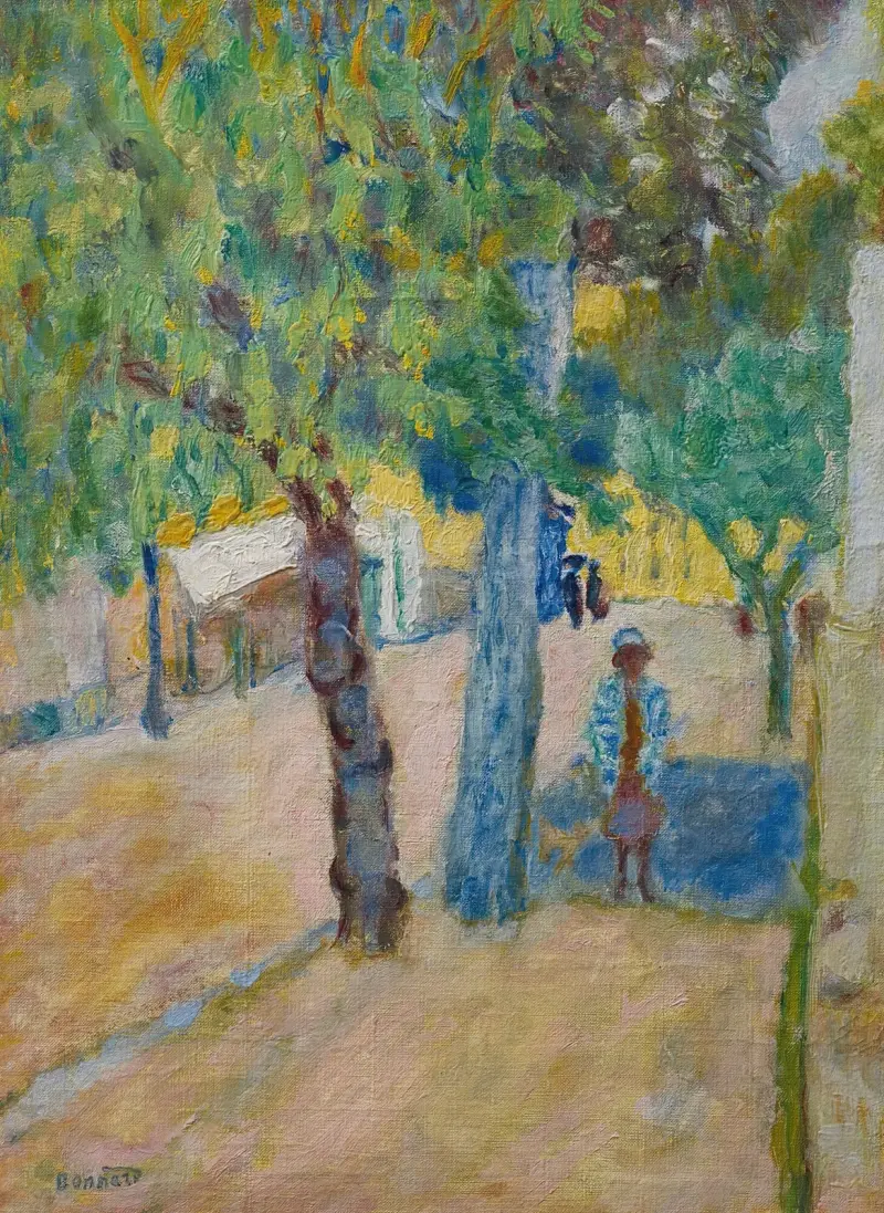 Figur under ett träd av Pierre Bonnard