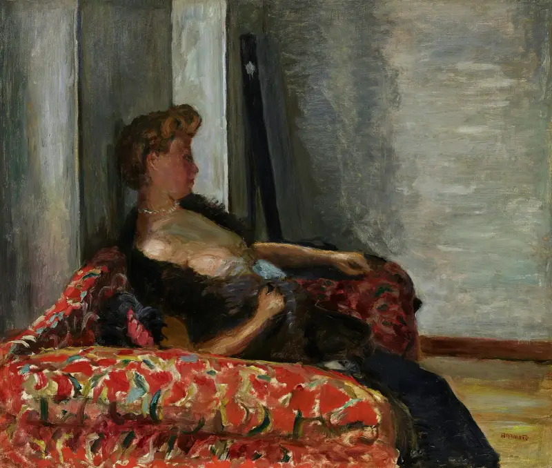 Portrait de femme av Pierre Bonnard