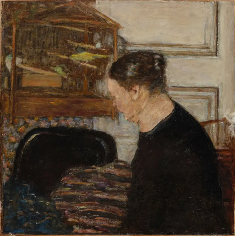 Porträtt av fru Frédéric Mertzdorff, konstnärens mormor av Pierre Bonnard