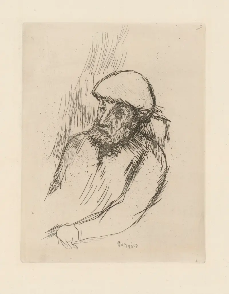 Portrait de Renoir av Pierre Bonnard