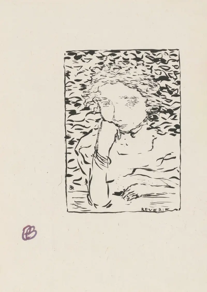 Rêverie av Pierre Bonnard