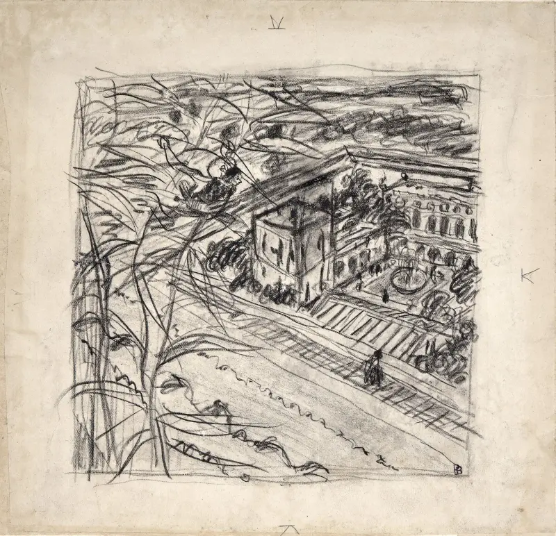 Widok na zamek, Pierre Bonnard