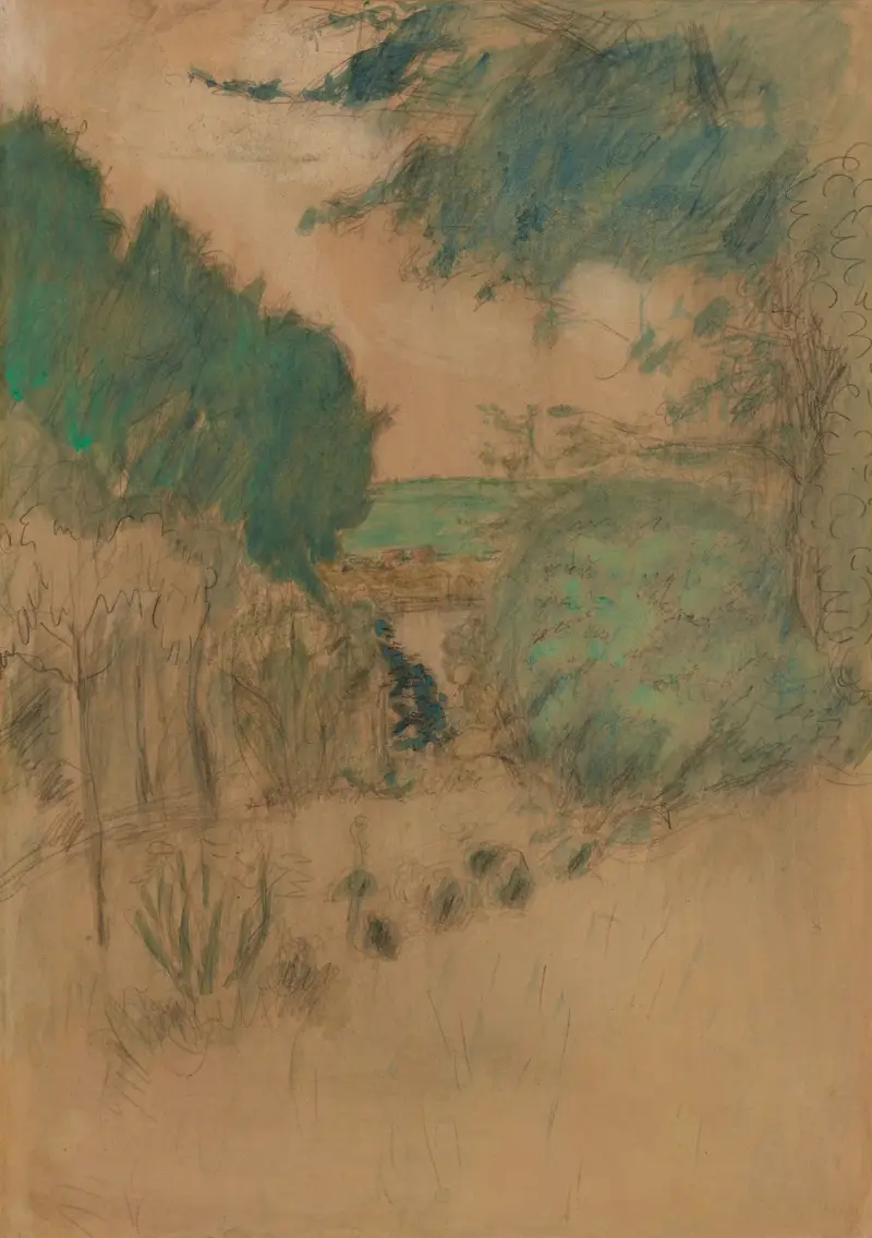 Pohled na Vernon, Pierre Bonnard