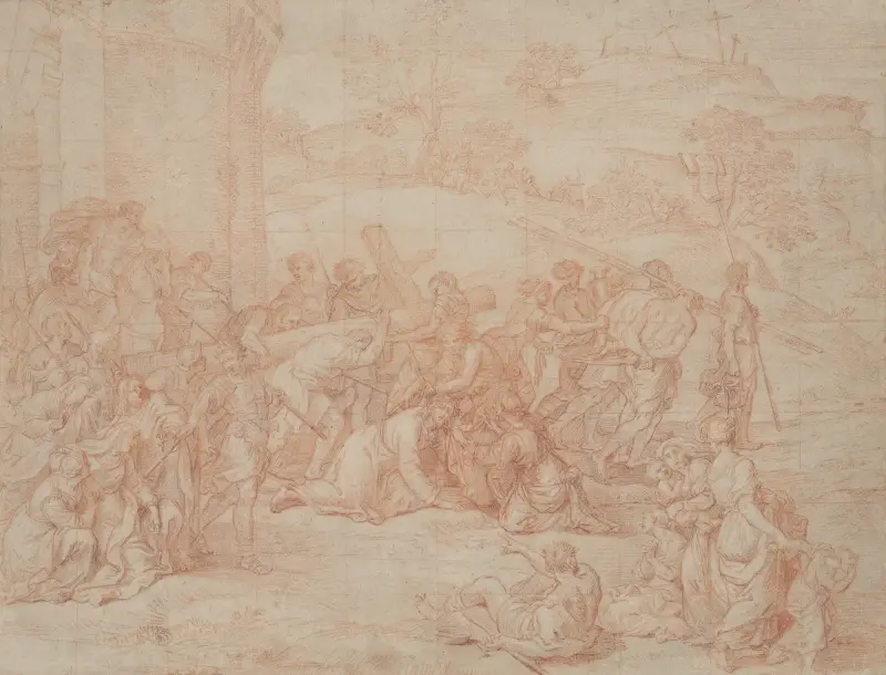 Christus trägt das Kreuz von Pierre Mignard