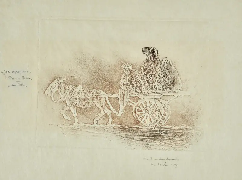 Wagen in Kairo von Pierre Roche