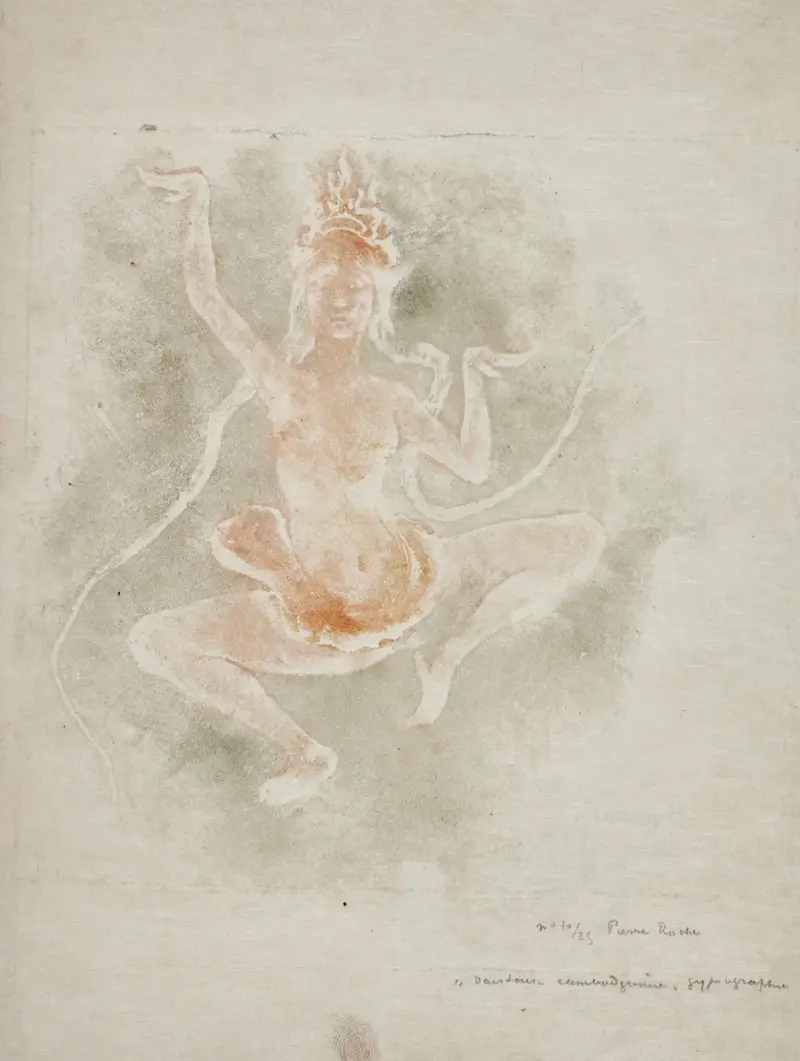 Kambodschanische Tänzerin von Pierre Roche