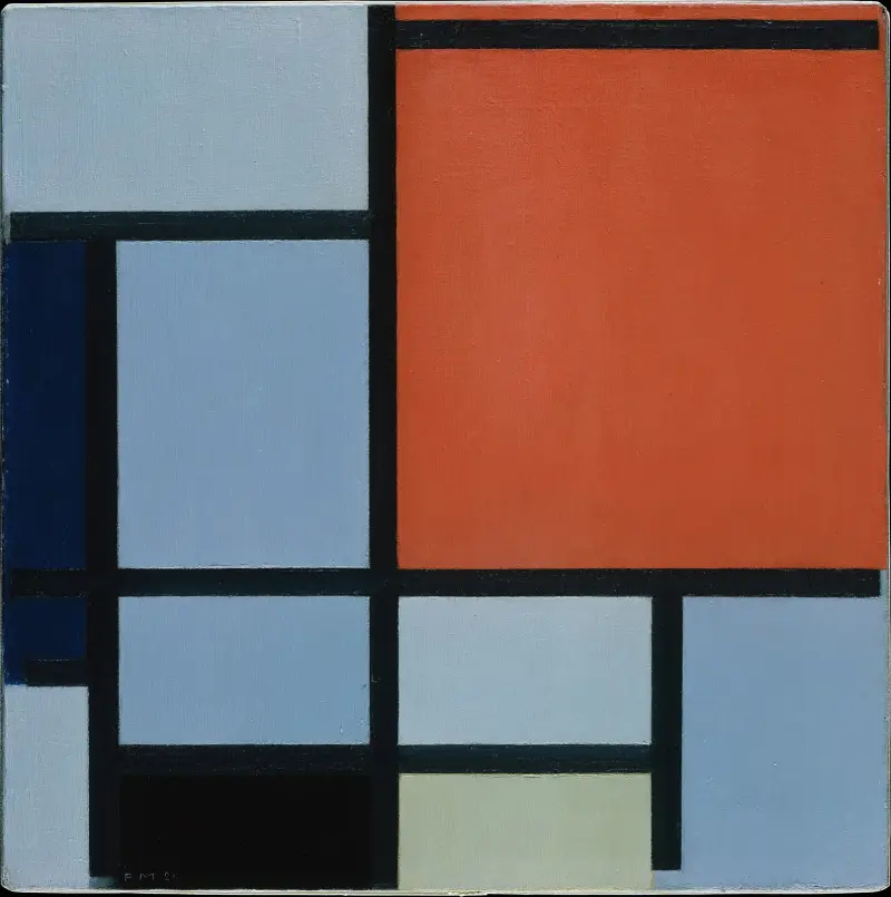 Composition av Piet Mondrian