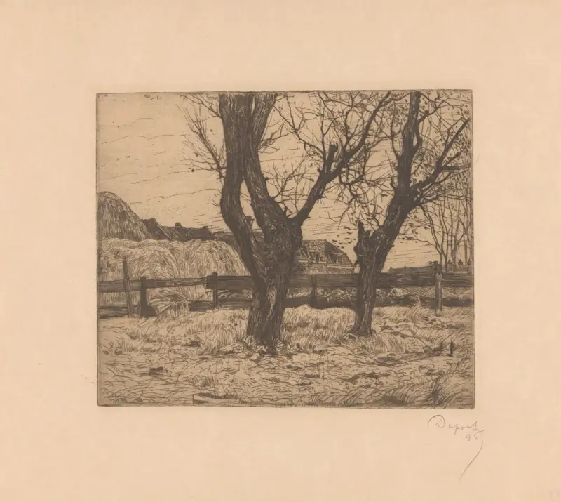 Knotpilar i en hage av Pieter Dupont