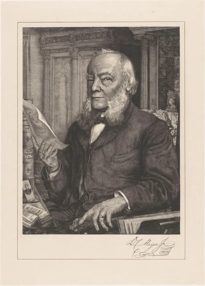 Porträt von Dirk Christiaan Meijer von Pieter Dupont