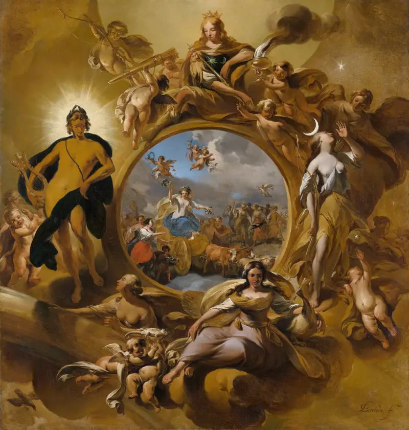 Vårallegori av Nicolaes Pietersz. Berchem
