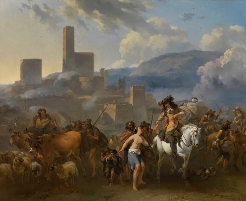 Czas wojny, Nicolaes Pietersz. Berchem