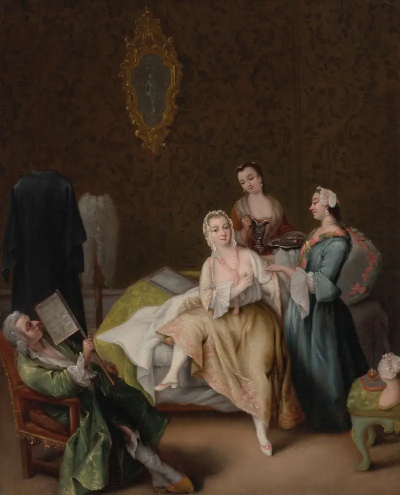 Probuzení dámy, Pietro Longhi