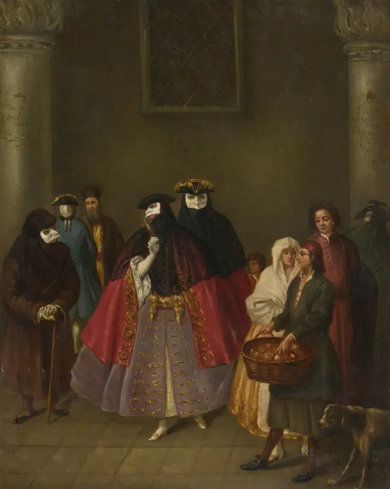 Dominomöte av Pietro Longhi