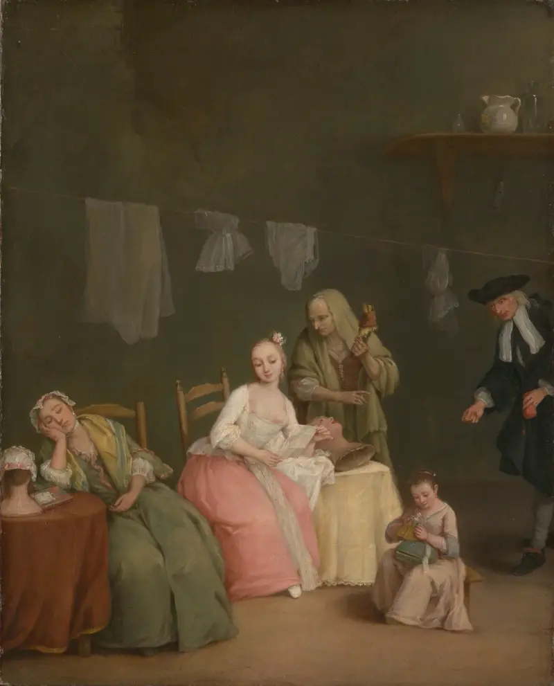 Czytanie listu, Pietro Longhi