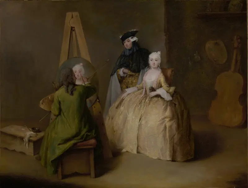 Maler i sin ateliér, Pietro Longhi
