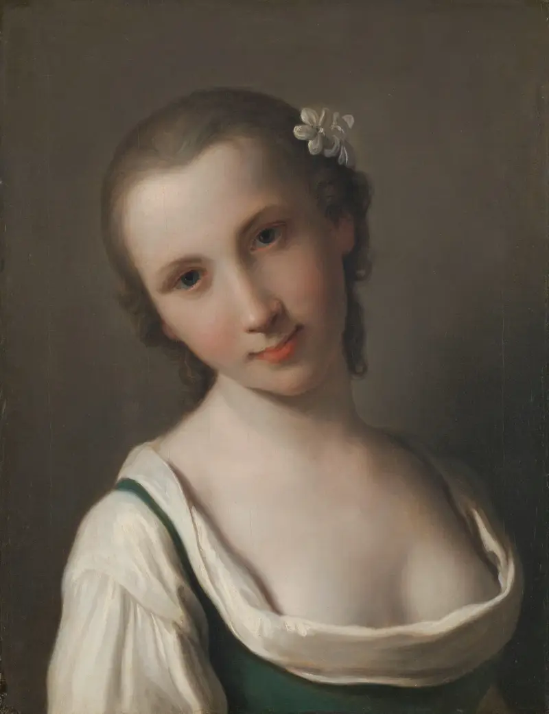 A young Woman av Pietro Rotari