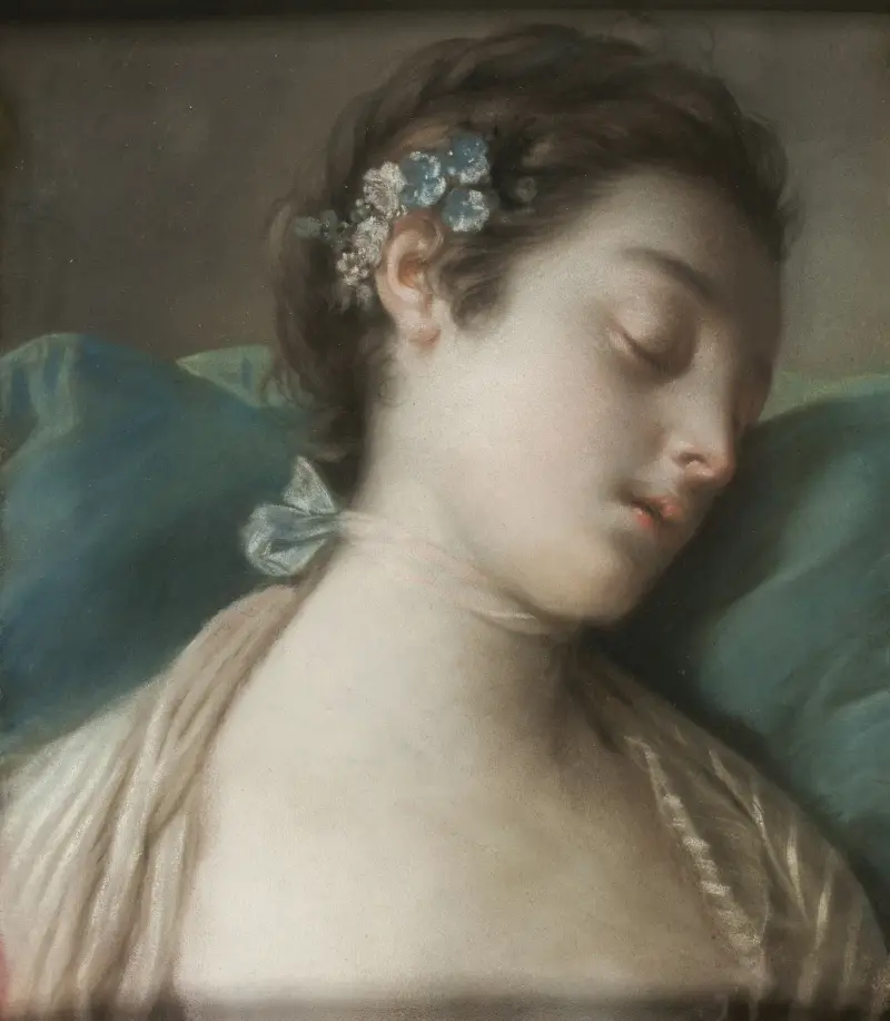 Spící dívka, 1750, Pietro Rotari