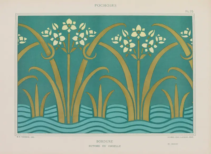 Bård, blomvass i flock av Maurice Pillard Verneuil