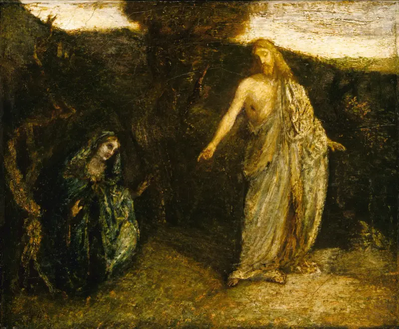Christus erscheint Maria von Albert Pinkham Ryder