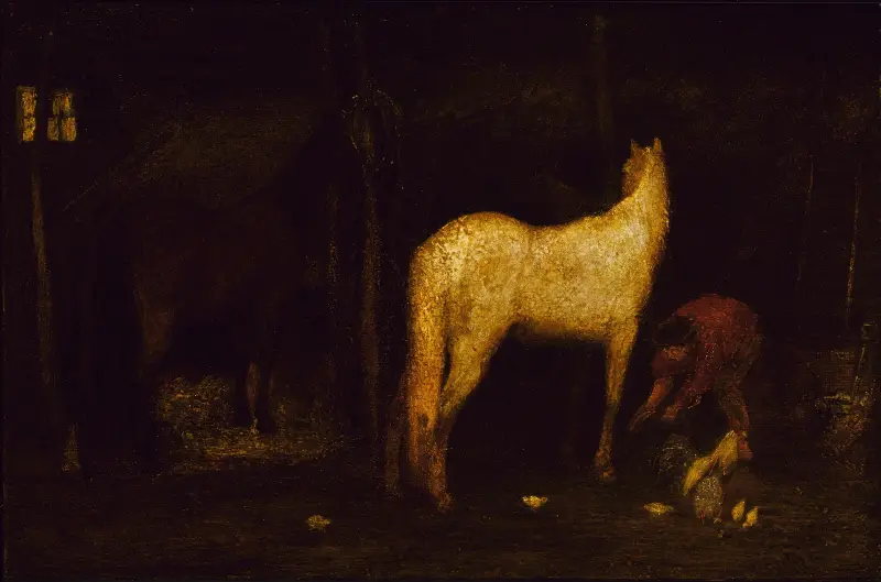 W stajni, Albert Pinkham Ryder