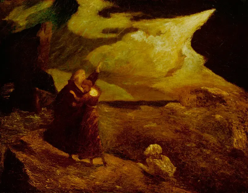 The Tempest av Albert Pinkham Ryder