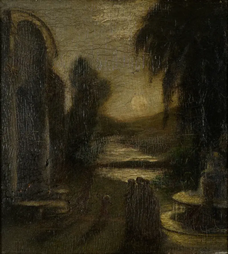 Sinnets tempel av Albert Pinkham Ryder