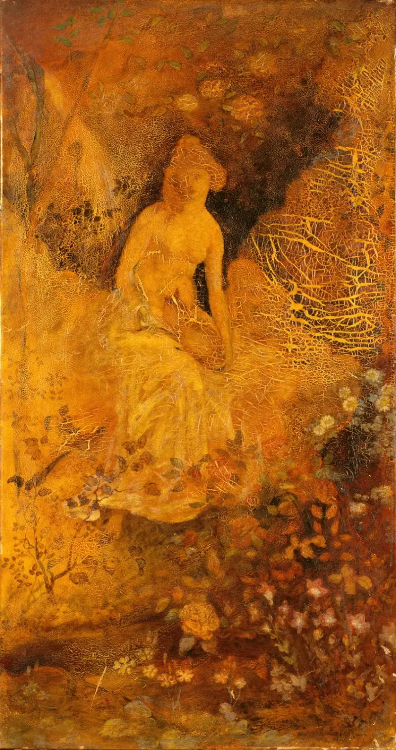 Žena s jelenem, Albert Pinkham Ryder
