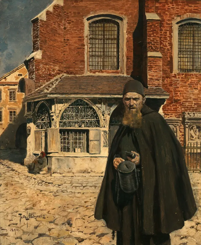 Almosen sammeln von Piotr Stachiewicz