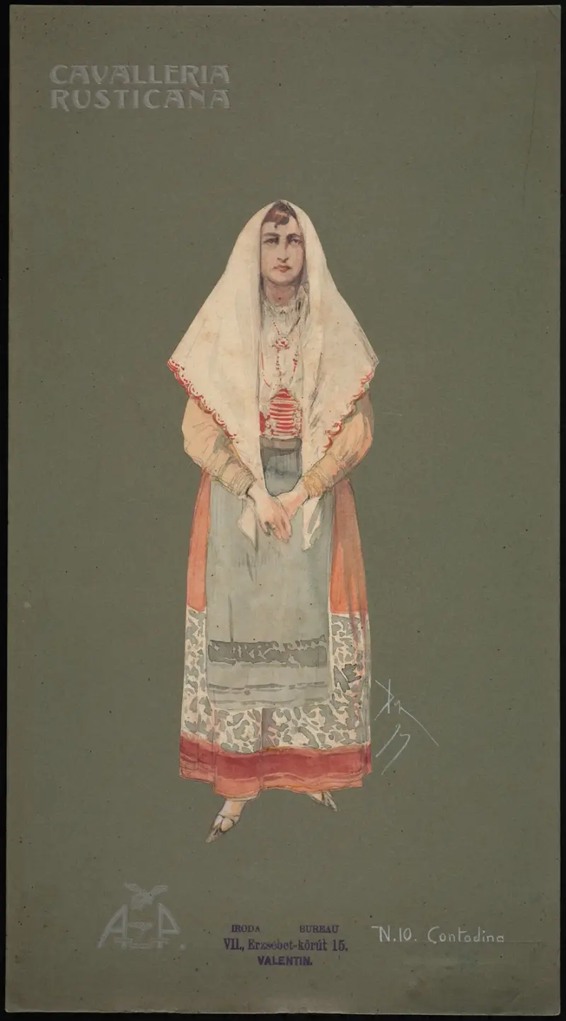Contadina, 1906 – nr 3 av Pipein Gamba