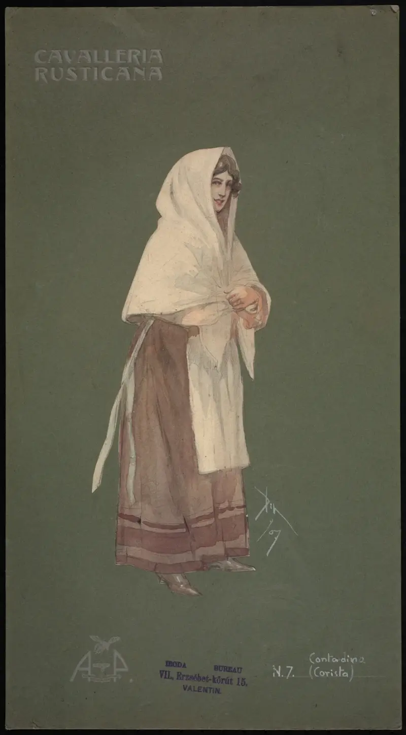 Contadina (corista), 1906 – Nr. 1 von Pipein Gamba